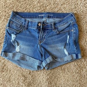 Two Pairs of Old Navy Jean Shorts - Boyfriend Style